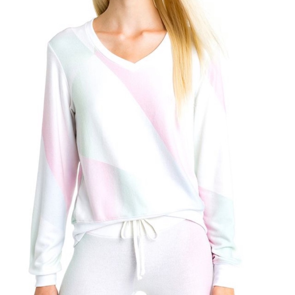 Wildfox Kaleidoscope Sweatshirt Baggy Beach Jumper